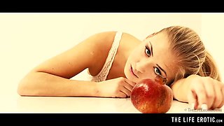 See her big tits bounce as she gives her feet a kinky massage by The Life Erotic: Porn