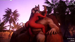 Ahsoka Tano Takes Big Monster Cock (Wild Life)