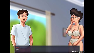 Summertime Saga Hot Sex with Neighbour Wife