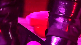 Rubber & Ava Fetishart Give Perv a Latex Footjob Part 2