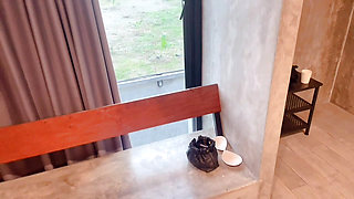 Thai teacher fucks students in resort