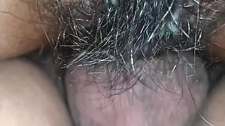 Doggy close up view on her pussy