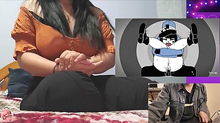 Porn reaction, gamer girl fucked, circus