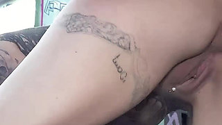 German Scout - Risky Anal Sex Casting with German Redhead Tattoo Model Obviously Peachy