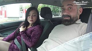 Behind The Scenes Of Hairy Christina Santes Banging In The Car