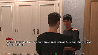 In the Hotel Toilet Hot Wife Giveing Handjob to Stranger - New Neighborhood - Ep07