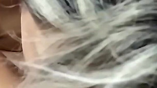 Sucking the giant clitoris