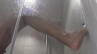 wife caught in the shower