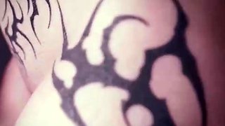 Bondage fetish solo toying hussy