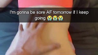 Cheating Amateur Yoga MILF Fucks Fitness Instructor on Snapchat - Cucked and Creampied
