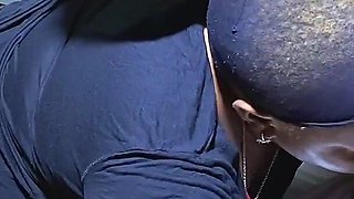 Ebony Thick Ass Ex Girlfriend Came Visiting