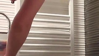 Masturbate Secret with Bottle and Squirt in Public Toilet