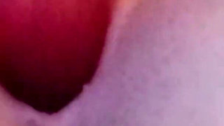 Young Girl with Gorgeous Ass Plays with Dildo