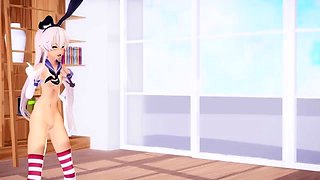Hentai chick enjoys anal sex at the gym