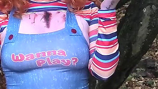 Catalia Smoking Dressed up in Cosplay