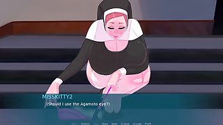 Game play, cartoon movie, asmr handjob