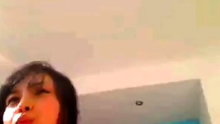 Big-Titted Latina on Webcam
