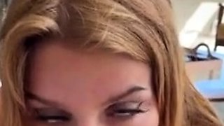 Stunning camgirl Blowjob deepthroat mouthfuck