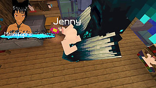 The Jenny mod Fapcraft Minecraft - Its jenny and she is getting fucked by the warden and his massive cock