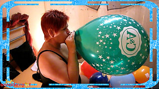 Fetish - Blow up balloons just for YOU