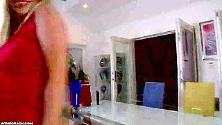 Blonde Whore Ashley Fires Masturbating Solo And Spreading Her Bubble Butt Cheeks