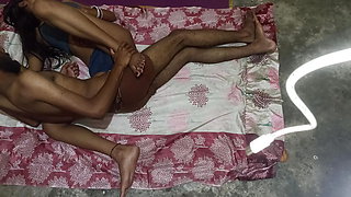 Indian teen hot wife fucking in night