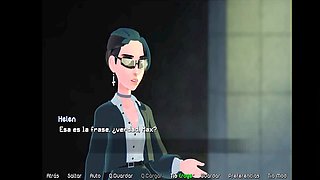 Visual novel with a cute 18-year-old redhead and a big booty