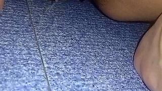 Indian girl pee in home