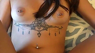 Elena Spano Gives a Blowjob in the Garden and Fucks in the Bedroom with a Stranger