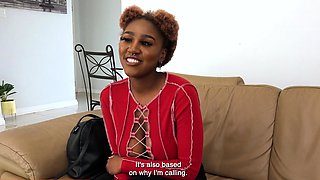 Big Tits 18yo Black Model RAILED Raw