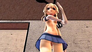 Foxy 3D Superwoman bounces up and down on a cock