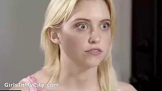 Teen Sisters Give Step Daddy Ultimate Father s Day Threesome