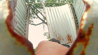 Huge Ass Captured in Beach Booth