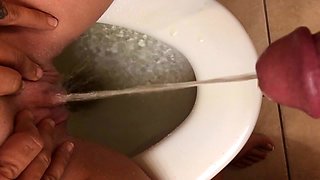 Pissing on my clit