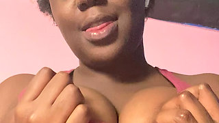 your computer lady co-worker flirting and teasing you with her big boobs