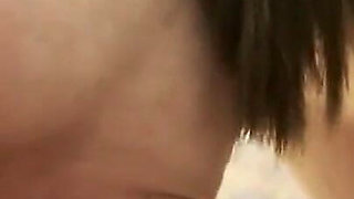 Mature with Saggy Boobs Enjoys Sucking Cum Through a Dick Oral Creampie
