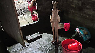 My Aunty Was Sitting in the Bathroom and I Hugged Her and Started Fucking Her in the Ass