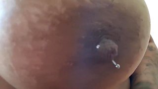 Bbw Smoking And Showing Her Big Tits