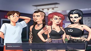 Summertime saga, faphouse, step sister