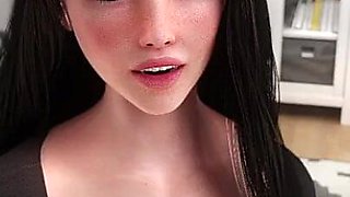 Desirium 01 - Horny Slut Gets Caught Masturbating by Her New Boyfriend, He Watches His GF Playing with Her Wet Pussy