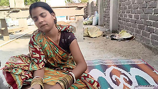 Outdoor fucking my beautiful hot wife  face fuck and fucking in Indian village hot couples