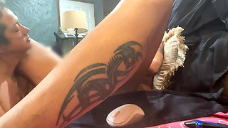 A Hard Cock Gets a Blowjob with Rimming and Ballsucking