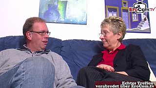 German Fat Bbw Old Grandma Wants Ffm Threesome With Housewi