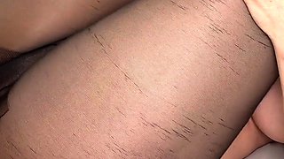 Horny GILF in Black Pantyhose Gets Anal Fucked by Stud