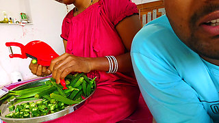 Stepbrother Got His Stepsister a Machine to Cut Ladyfinger