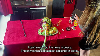 Humiliating the Slave at the Dining Table - Slave’s Head on a Platter (221)
