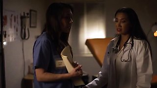 Lesbian Doctor And Nurse Has Intense Sex On Job Secretly