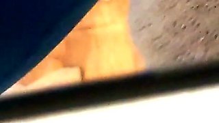 Sockjob & Ruined Orgasm Under Table