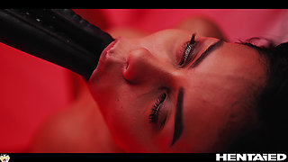 Ebony Girl Canela Skin All The Way Through - Hardcore Anal Monster Cock DP & Pussy Creampie