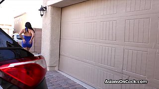 Asian Besties Sharing Dildo And Penis At Home